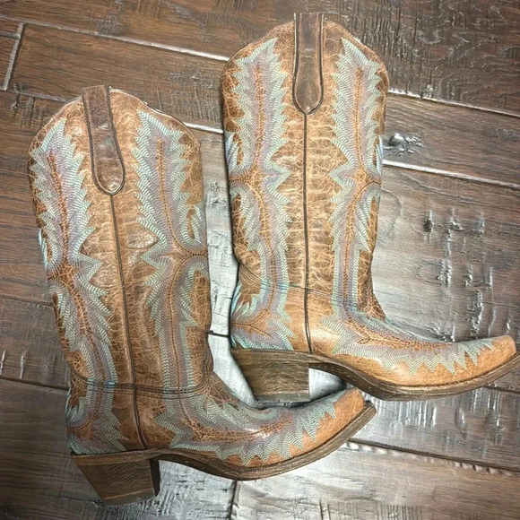 Corral Embroidered Vintage Women’s Boots 7 - Picture 1 of 8